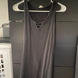 Tank top black little dress